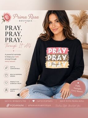 Pray graphic tee